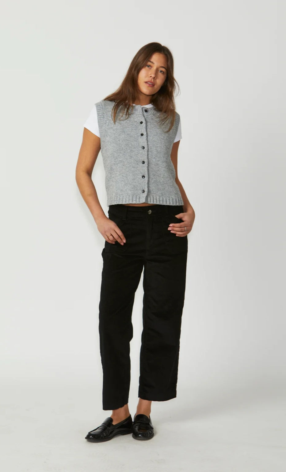 New London Penrith Cords - Black