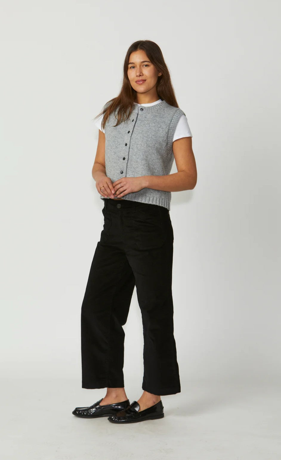 New London Penrith Cords - Black