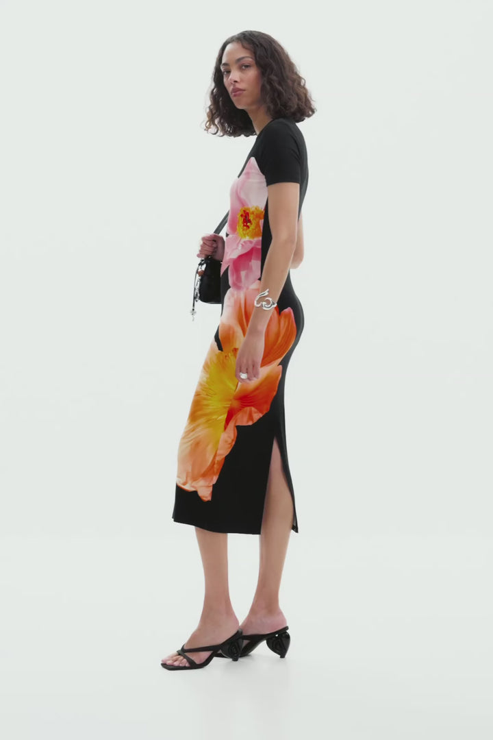 Desigual Long floral dress
