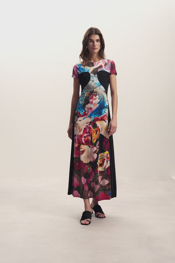 Desigual C. Lacroix Floral Knitted dress