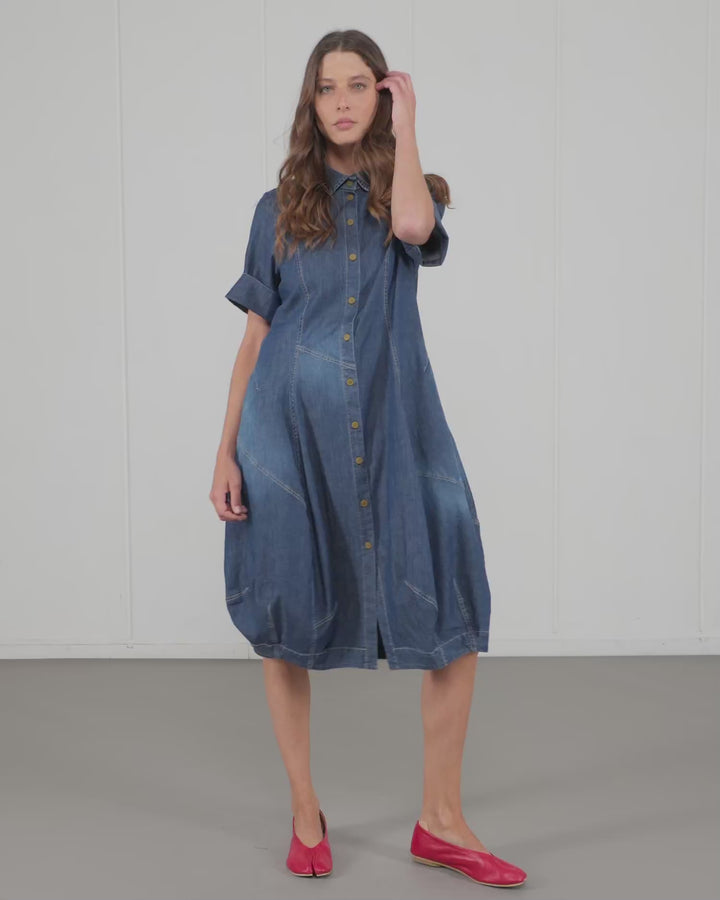 Alembika Barbie Denim Shirt Dress
