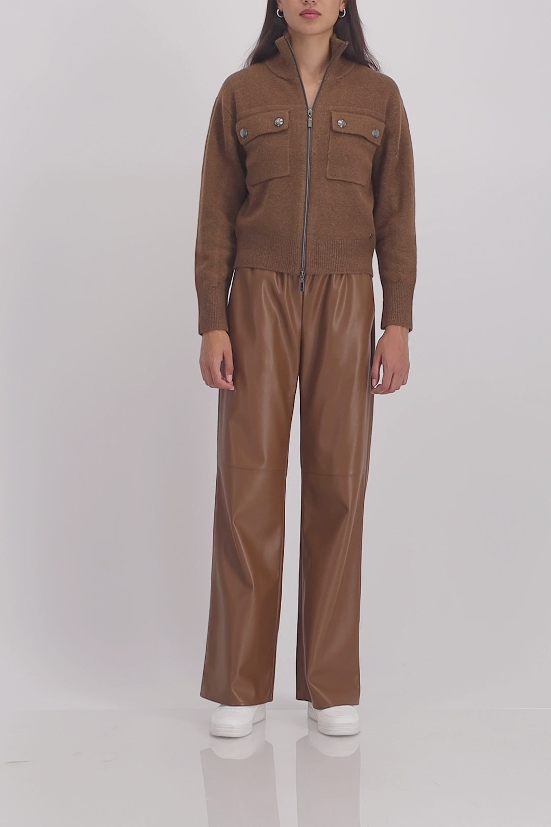 Monari Cardigan Jacket - Whisky