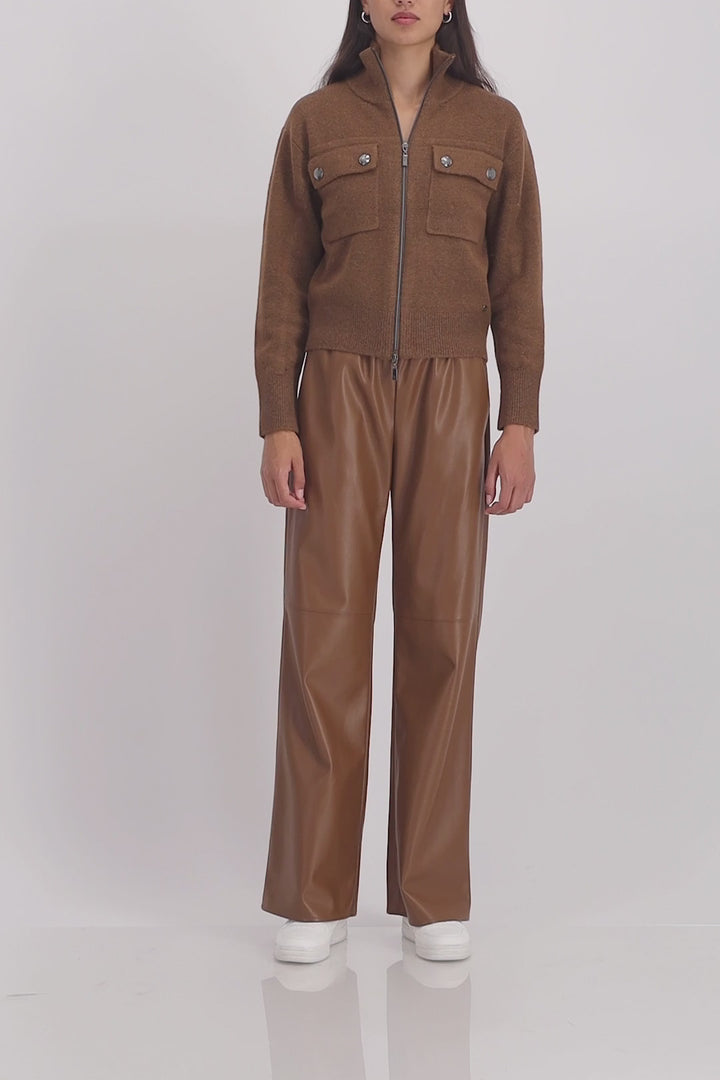 Monari Cardigan Jacket - Whisky