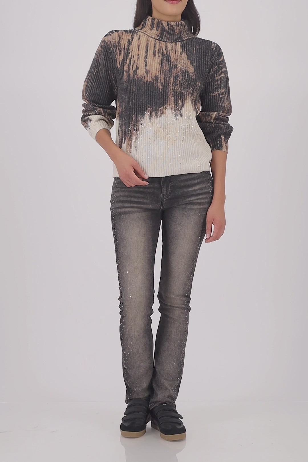 Monari Fleece Sweater - Whisky