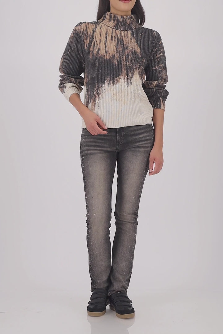 Monari Fleece Sweater - Whisky