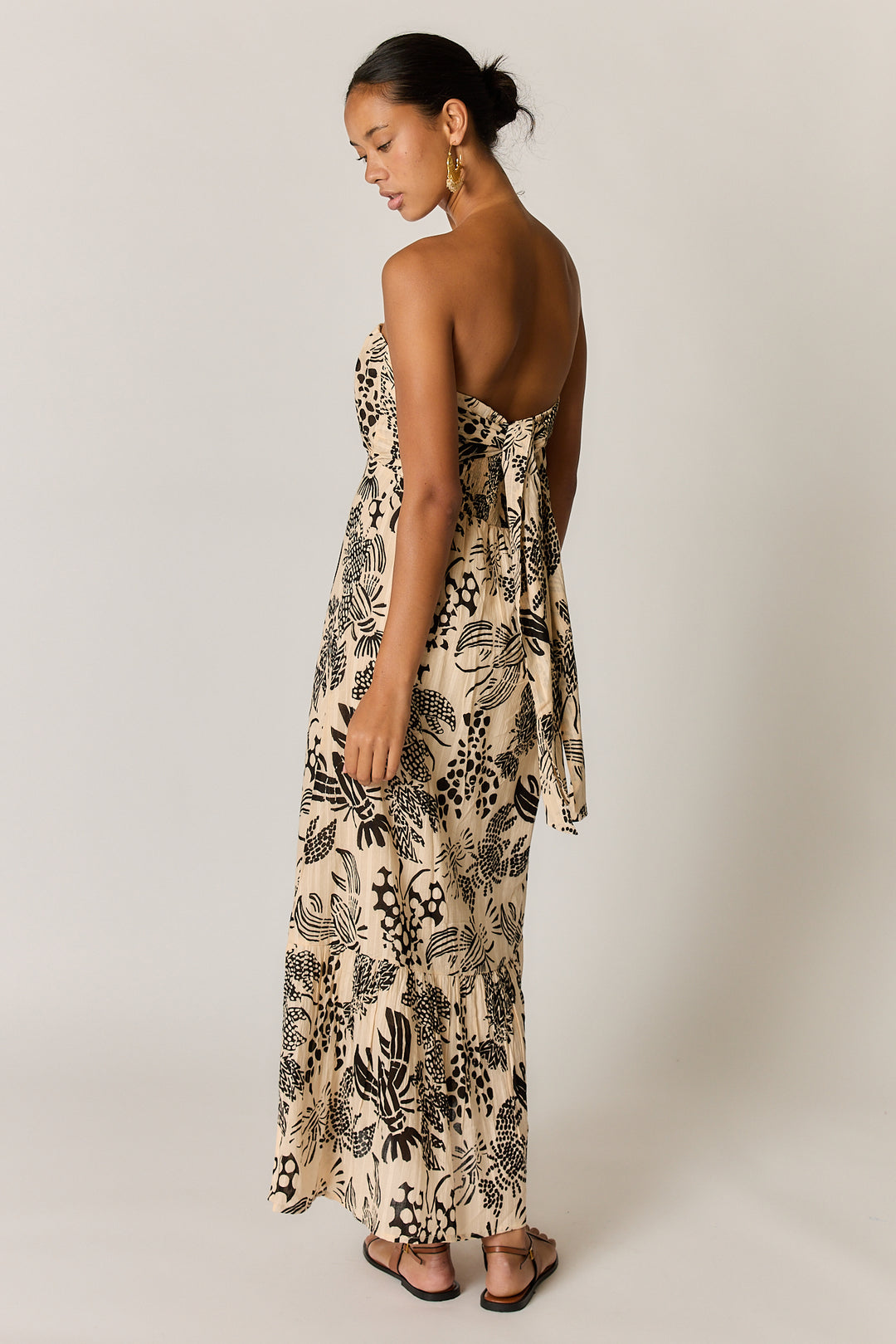 Rubyyaya Under Sea Strapless Dress - Blk