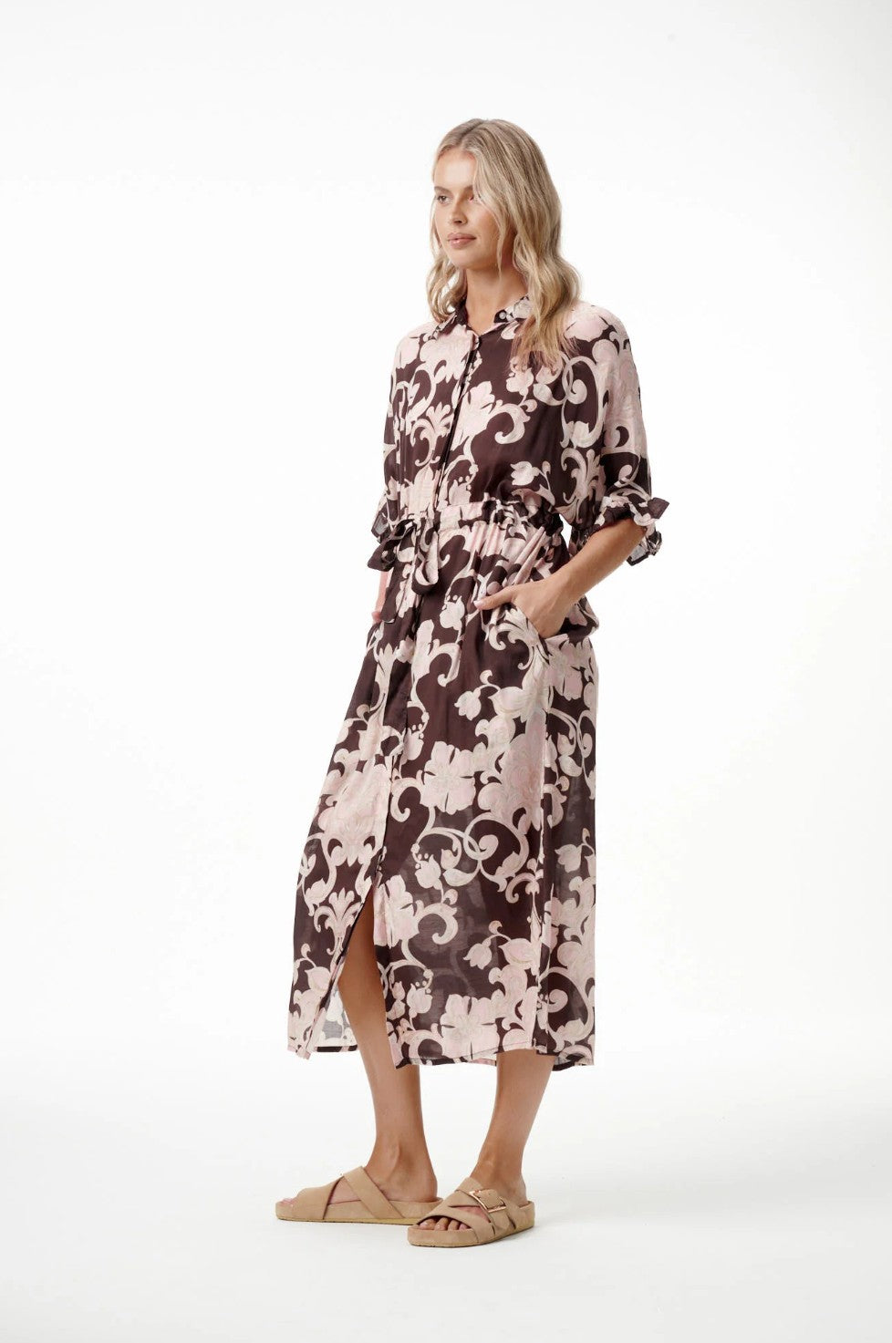 Oneseason Jasmine Dress- Baroque Blush