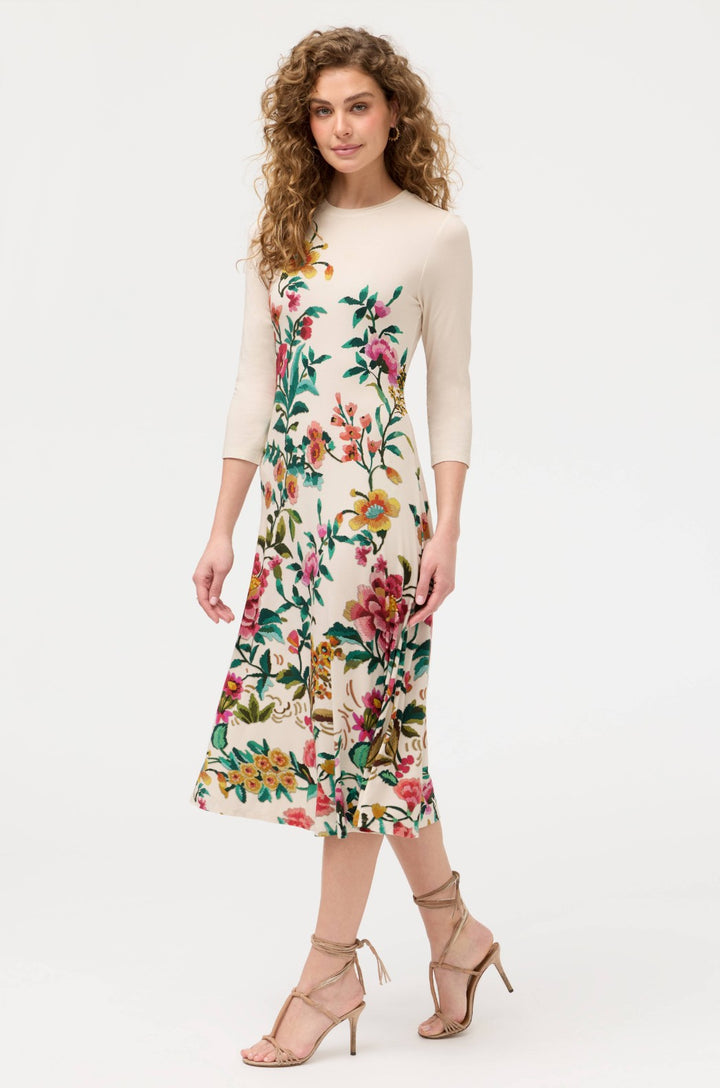 Johnny Was The Janie Favorite 3/4 Sleeve Dress