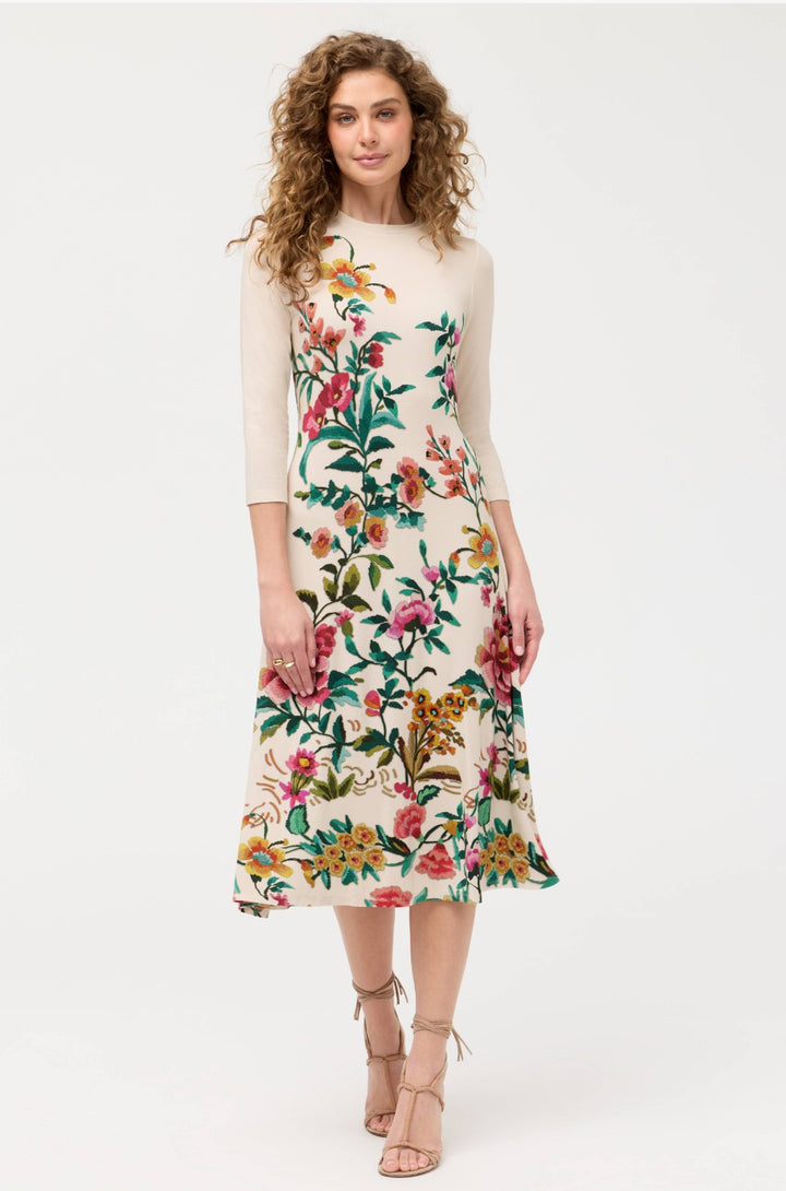 Johnny Was The Janie Favorite 3/4 Sleeve Dress