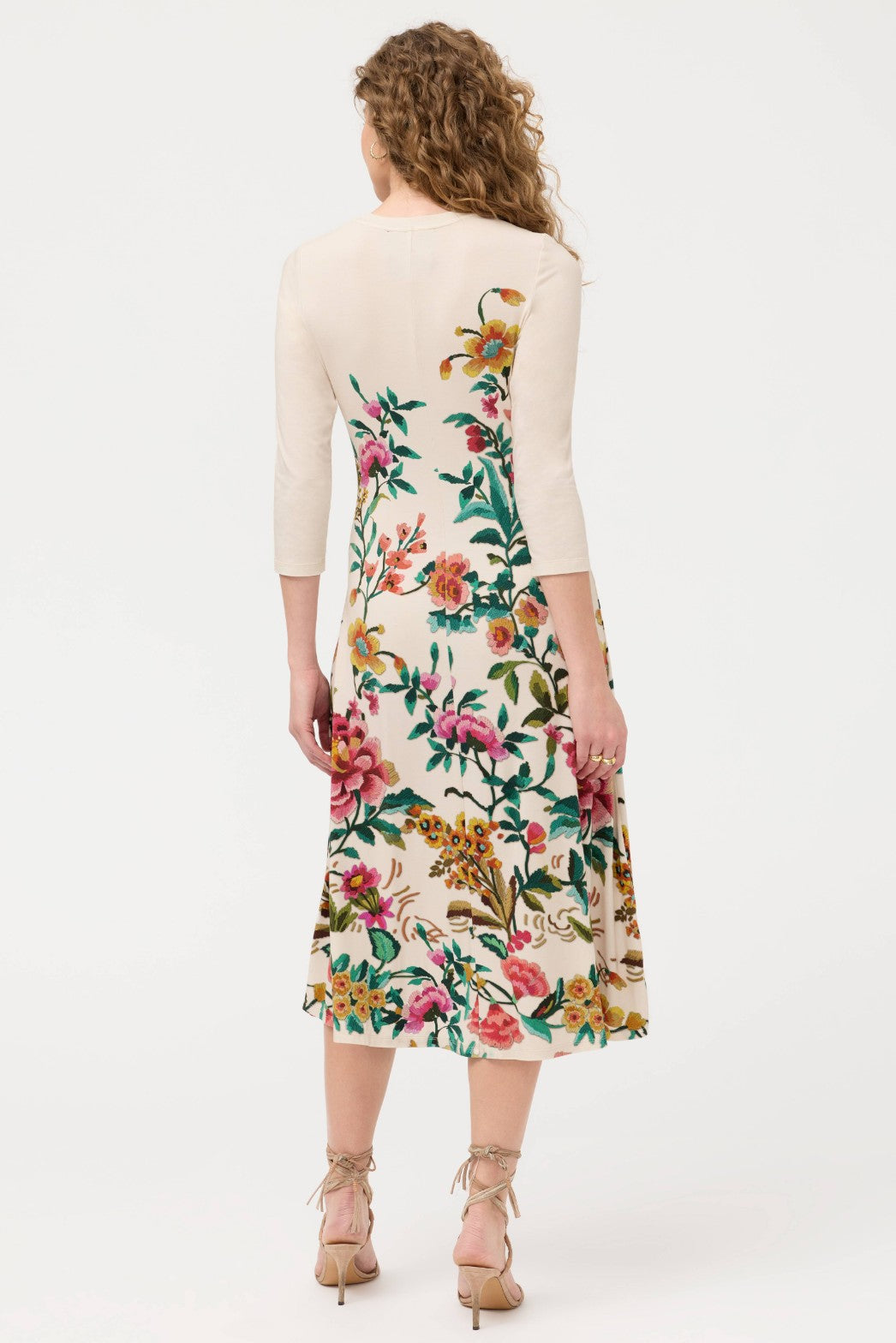 Johnny Was The Janie Favorite 3/4 Sleeve Dress