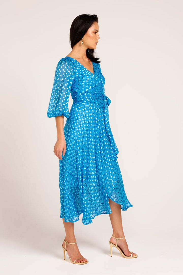 Sacha Drake WE FLOAT Midi Wrap Dress