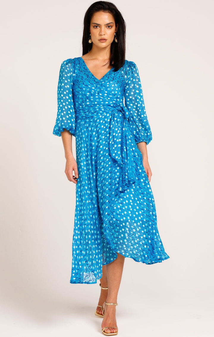 Sacha Drake WE FLOAT Midi Wrap Dress