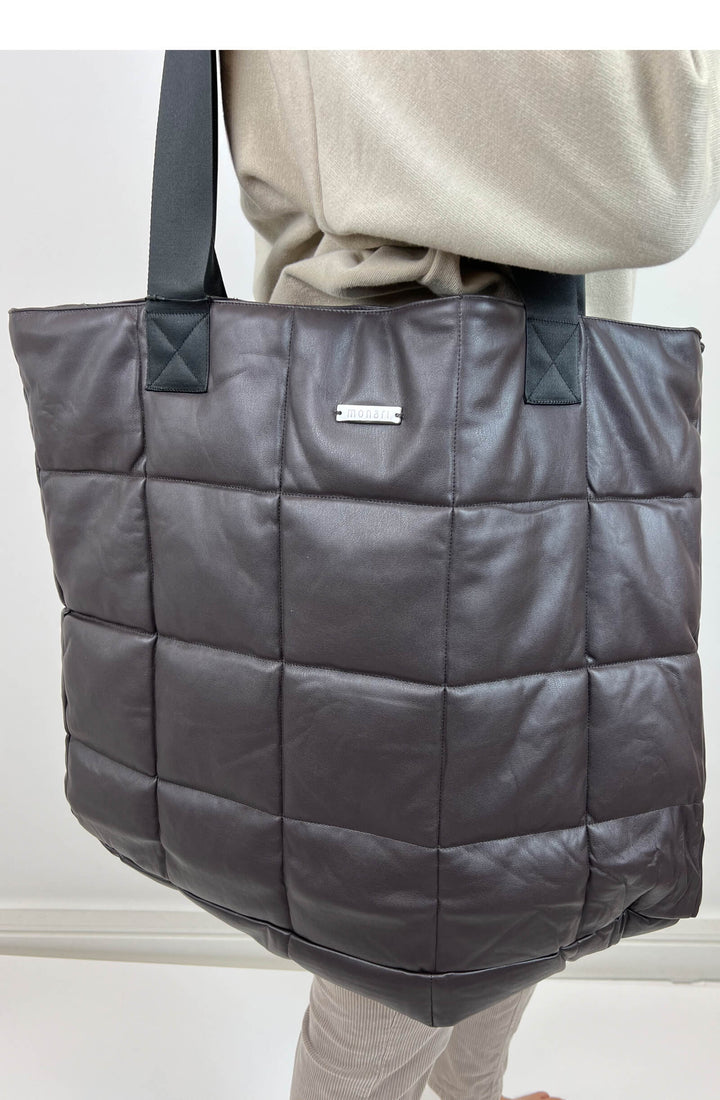 Monari Vegan leather Quilted Bag